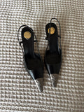 Silver heels size 38
