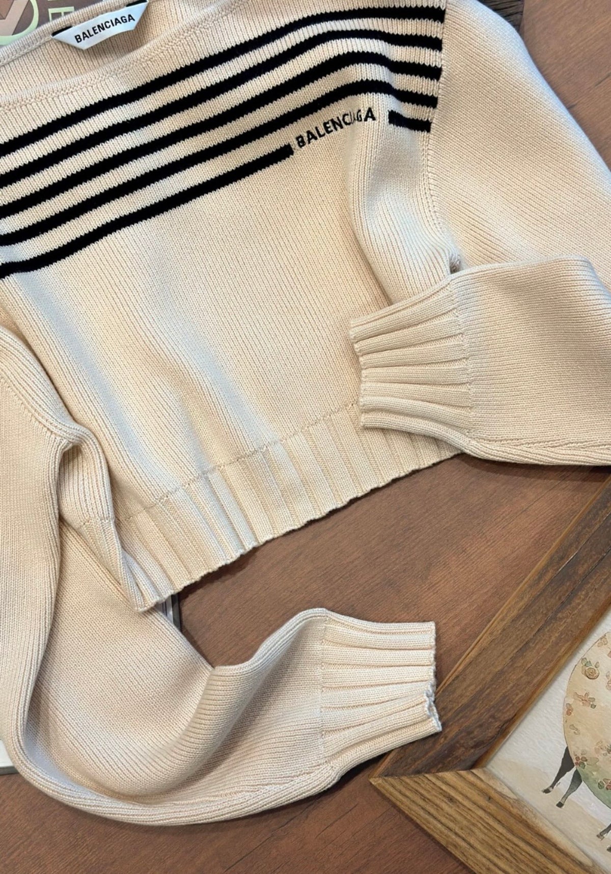 Cropped Bally knit