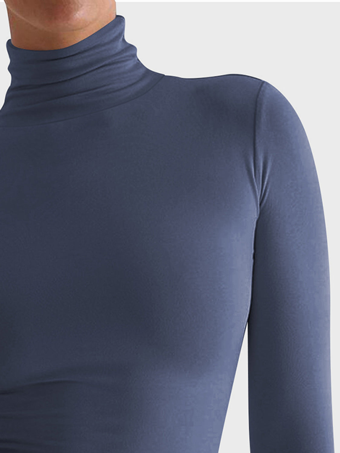 Turtleneck Long Sleeve T-Shirt