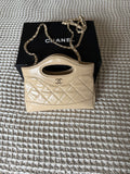 Nude bag leather