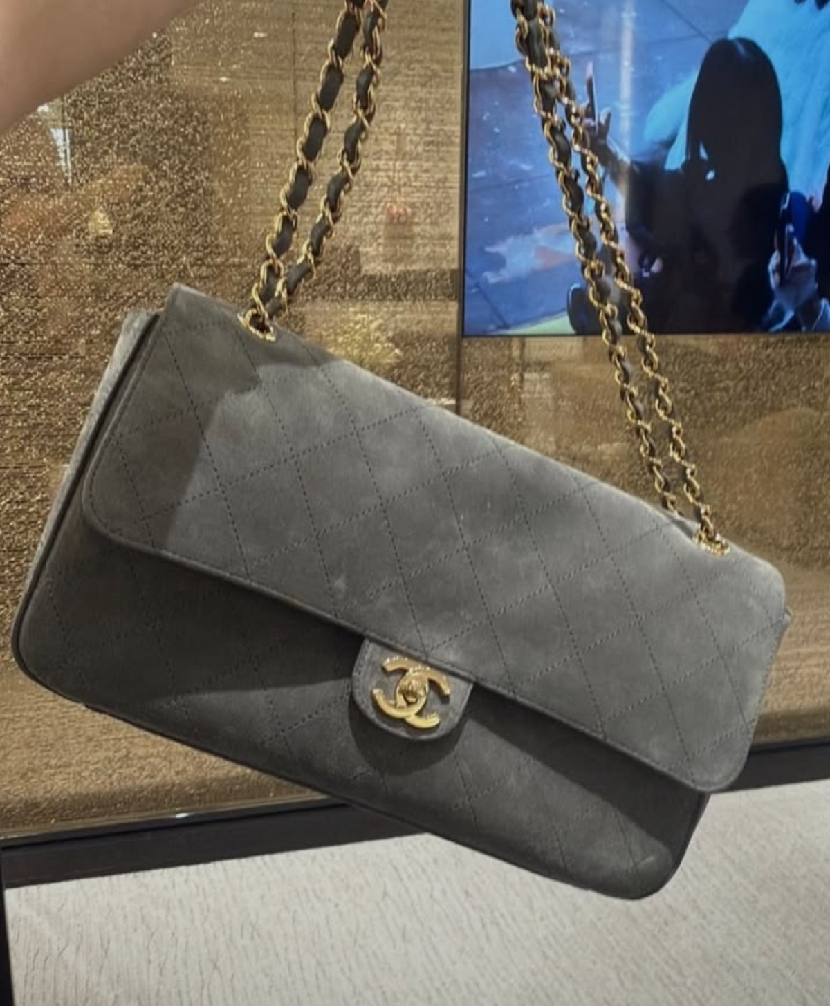 Blaze medium bag suede