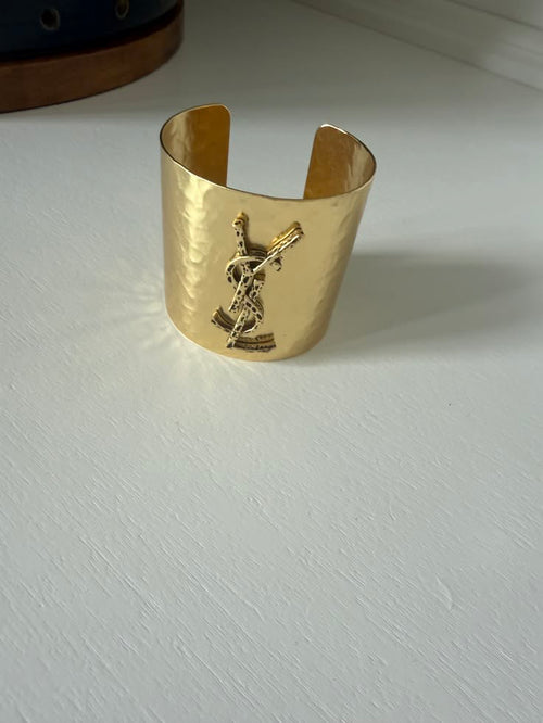 Arm cuff bracelet gold
