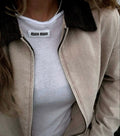 Basic Thin top longsleeve white