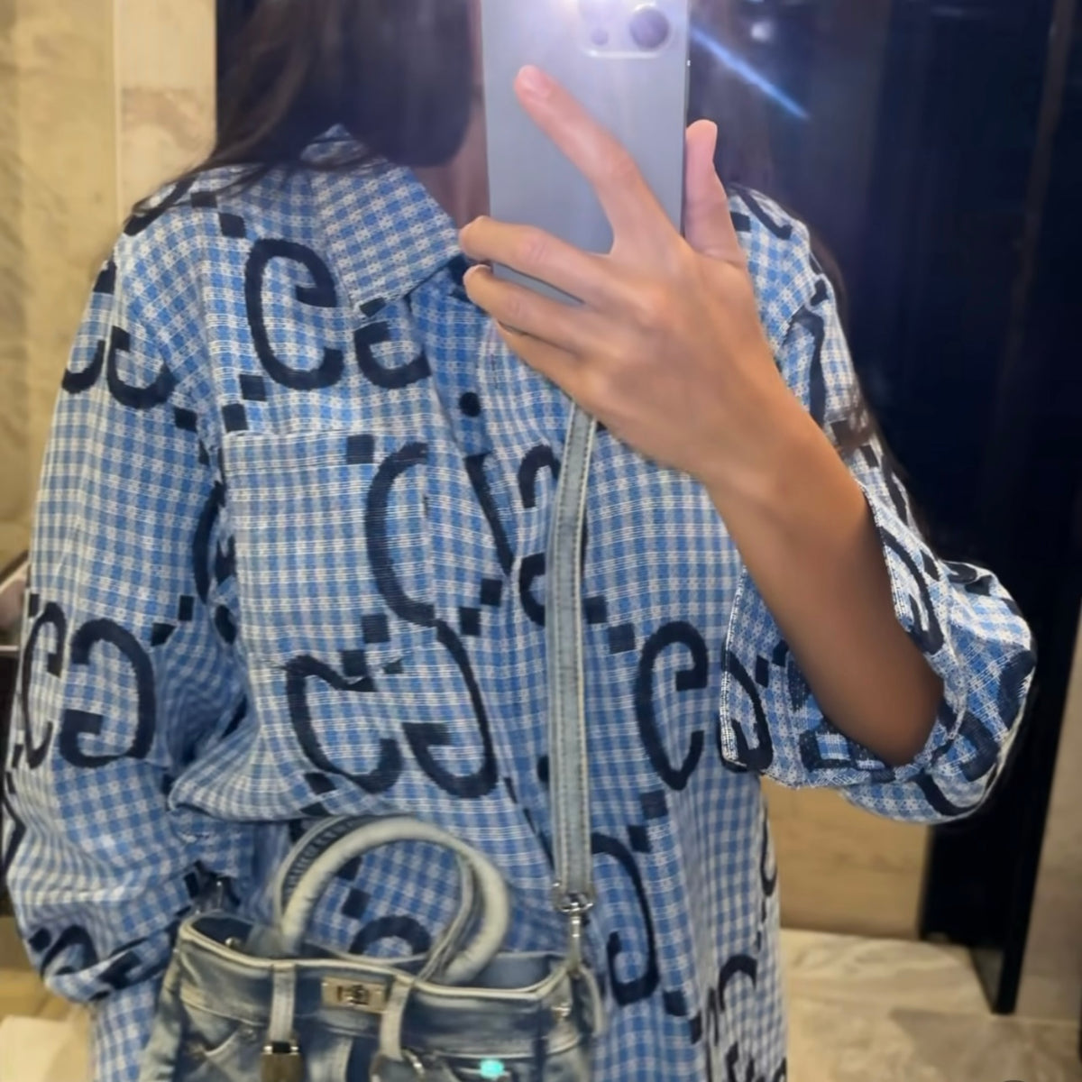 Blue blouse
