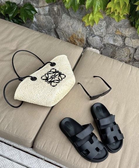 CHYP slides leather