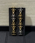 Earrings goldsilver