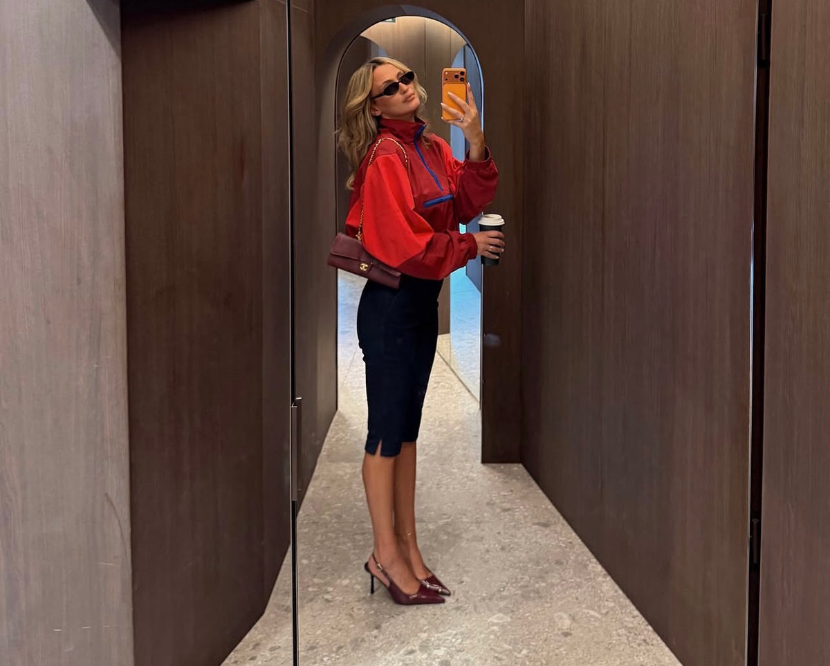 Jacket Yve red
