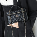 Leather C bag