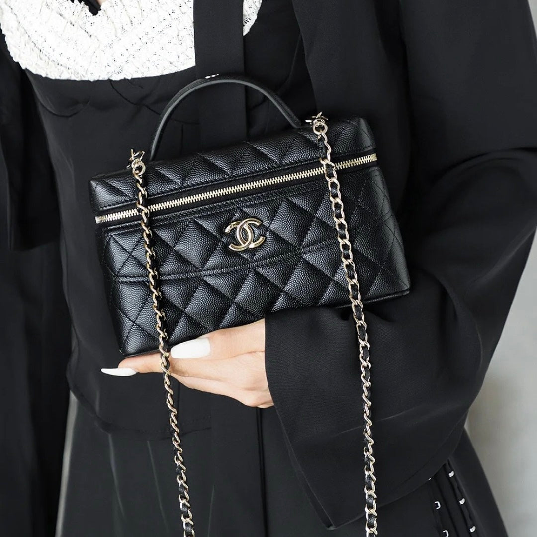 Leather C bag