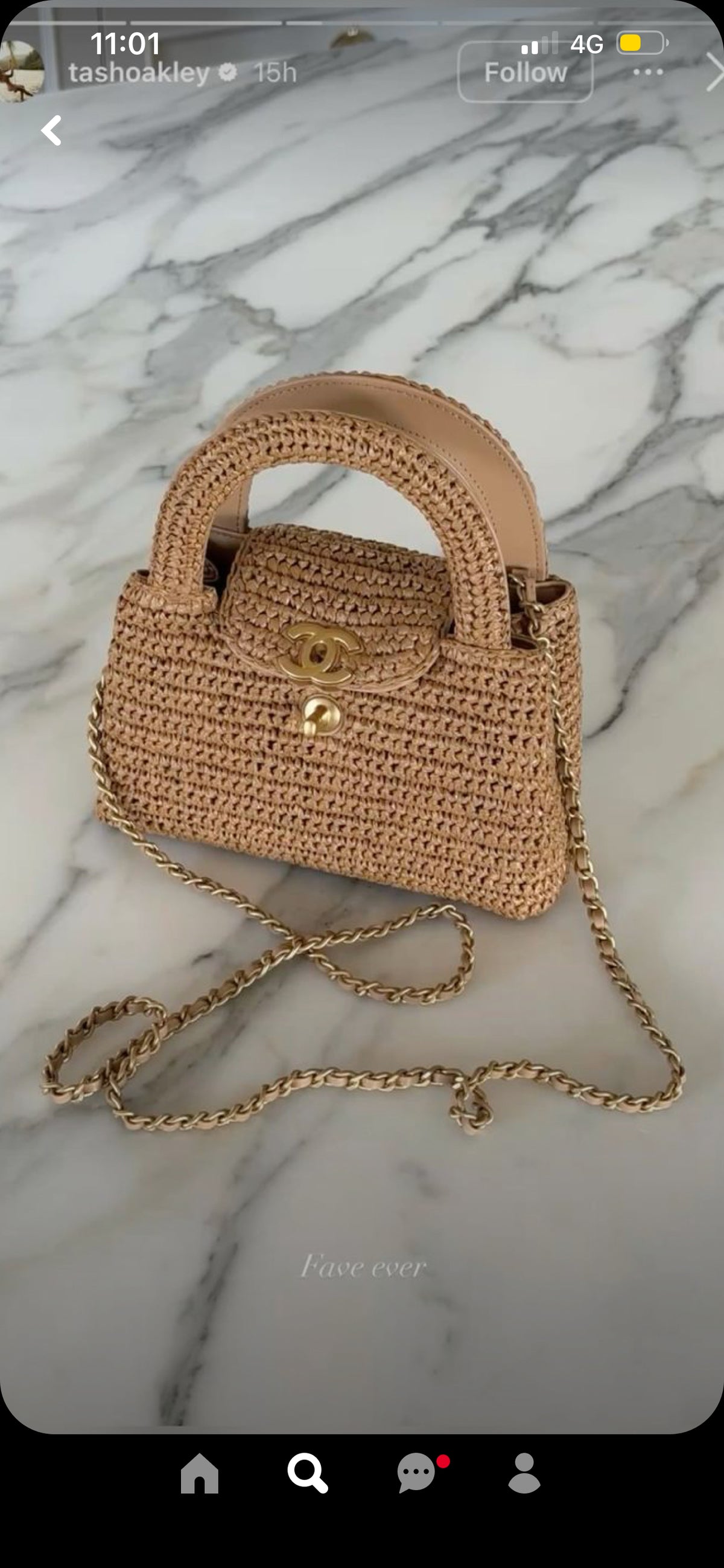 Raffia cha bag