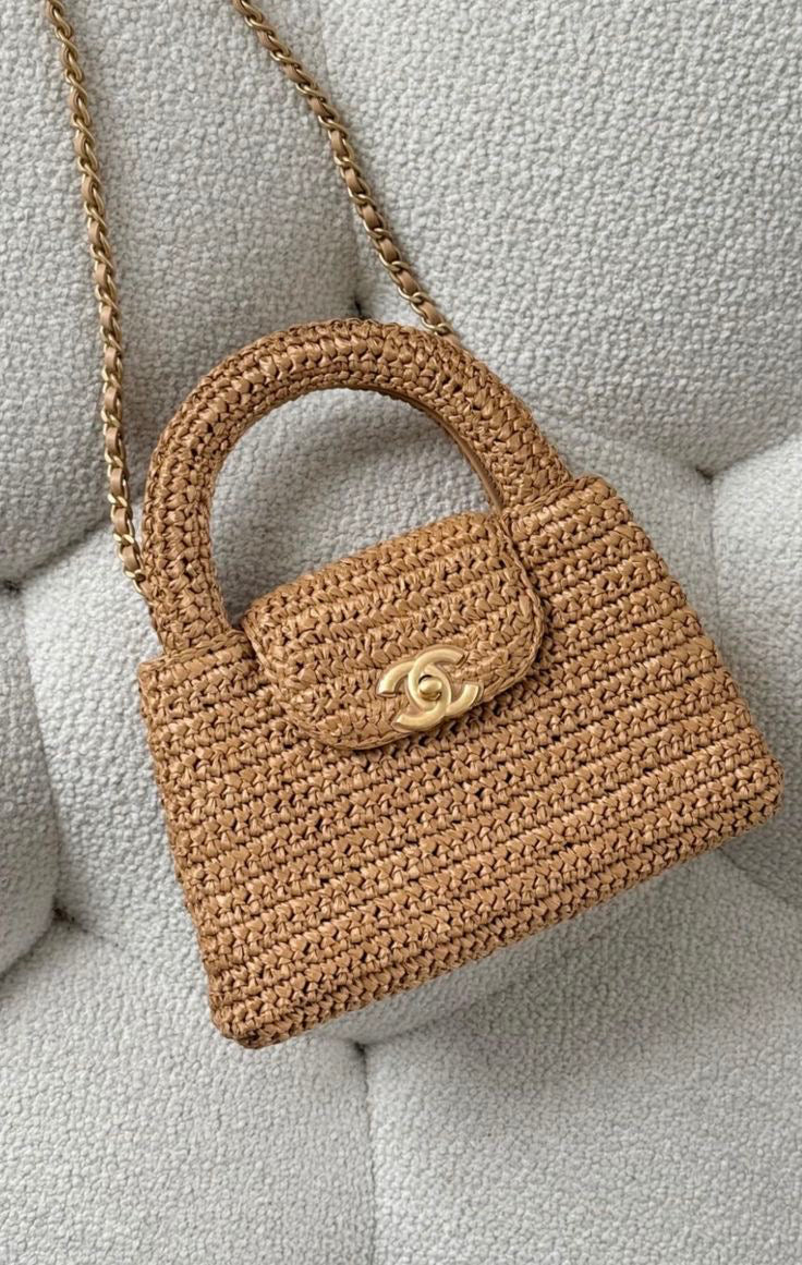 Raffia cha bag