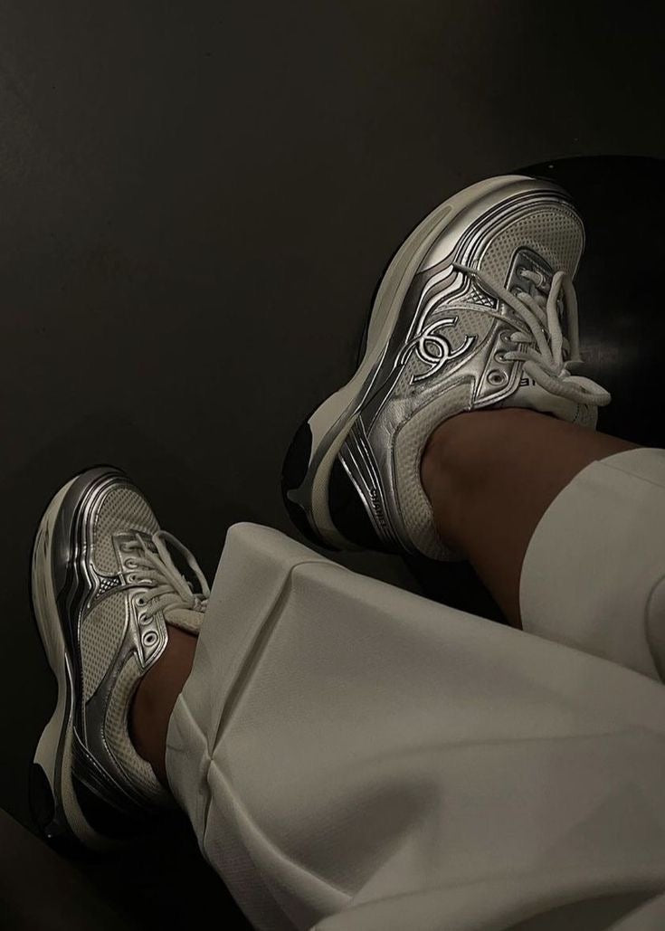 Sneakers gold/silver